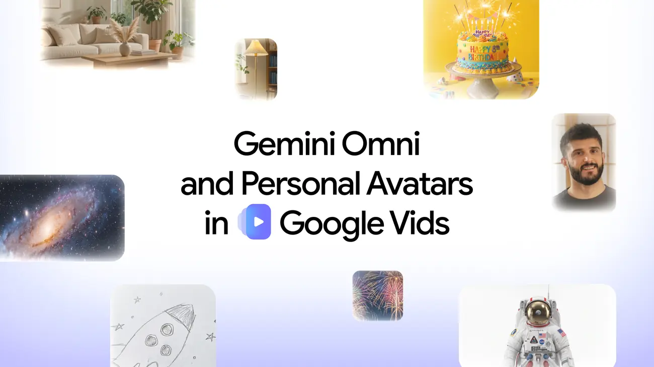 غوغل تطلق محرّر فيديو ذكي بتقنة Gemini Omni والتصميم الرقمي