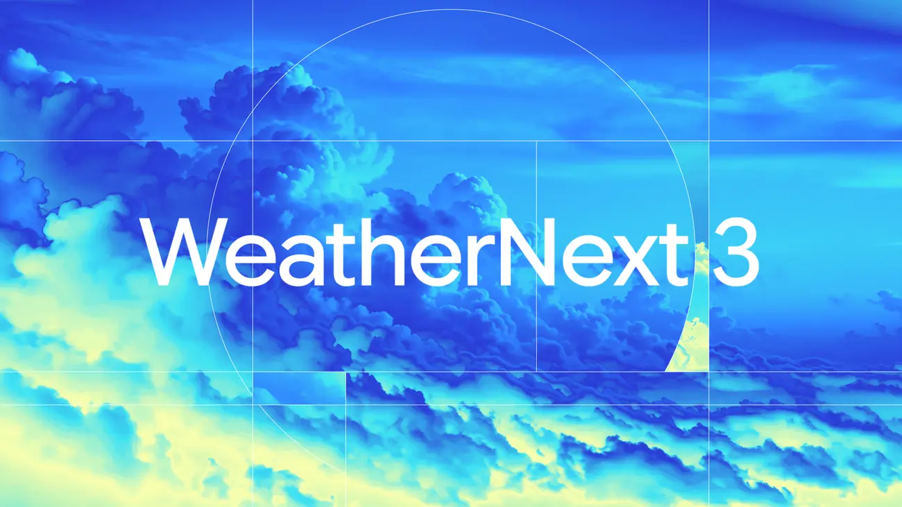 غوغل تطلق نموذج الطقس الذكي WeatherNext 3 بدقة عالية وتنبؤات بالساعة