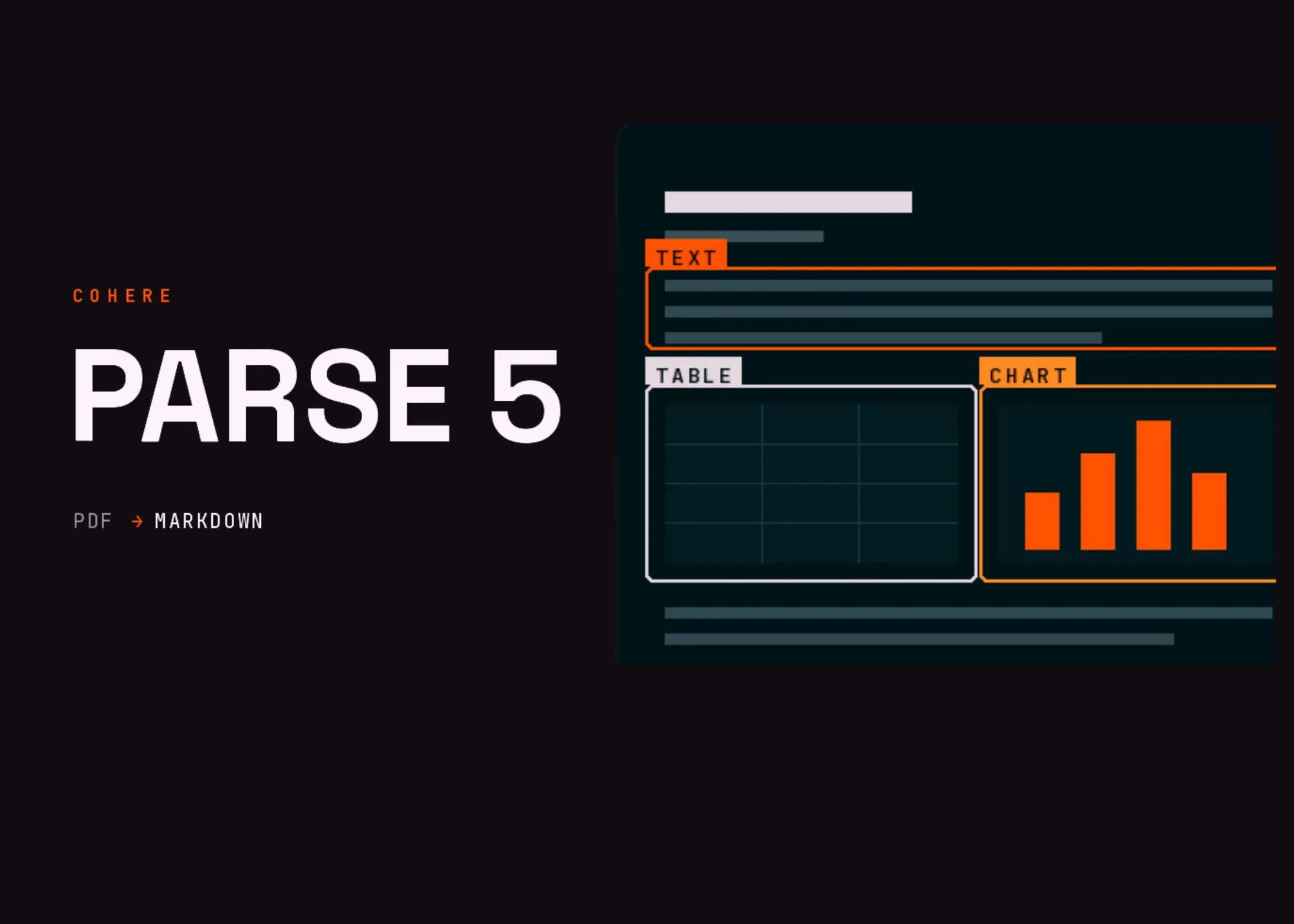 Cohere تطلق Parse 5: نموذج رؤية لغوي يحوّل الوثائق إلى Markdown