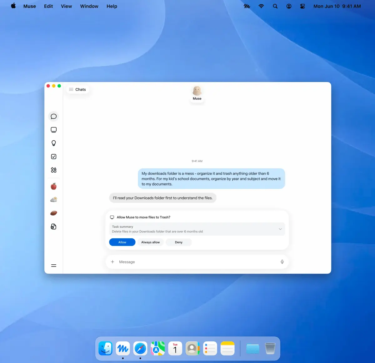 Meta تطلق Muse على أجهزة Mac لتنفيذ إجراءات مباشرة على الكمبيوتر