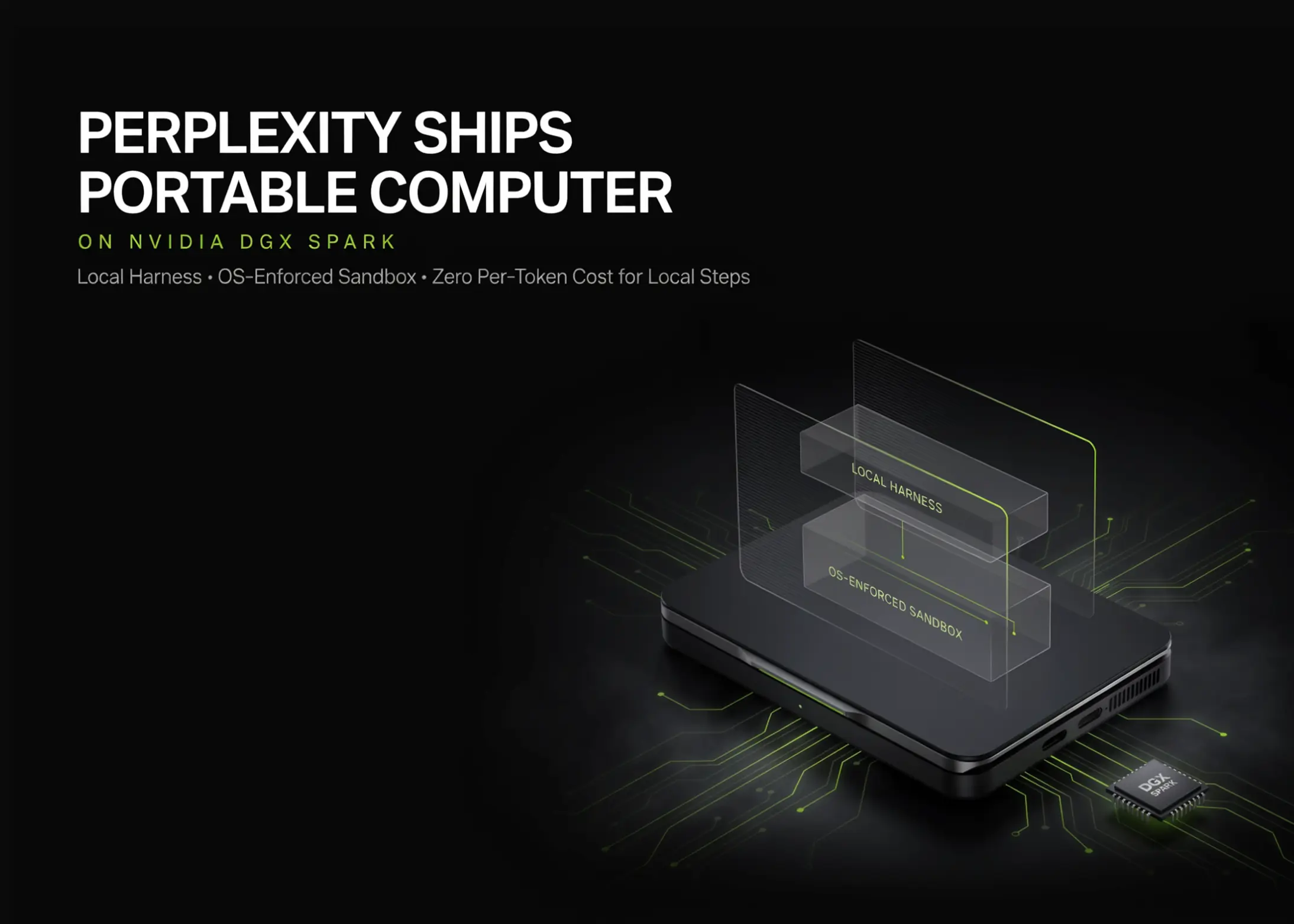 Perplexity تطلق حاسباً محمولاً محلياً على منصة NVIDIA DGX Spark