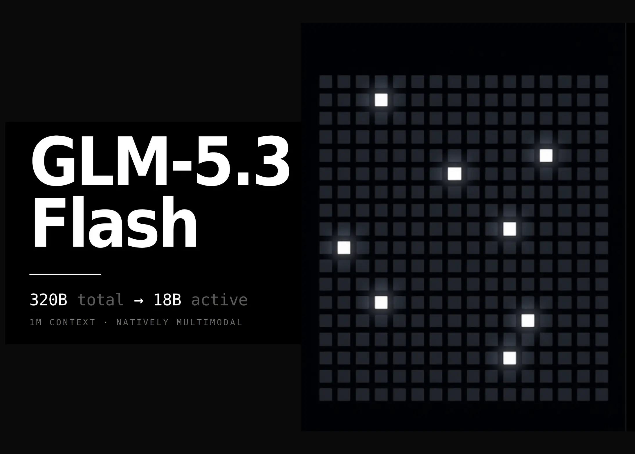 Z.ai تطلق GLM-5.3-Flash: نموذج متعدد الوسائط بـ 320 مليار معامل